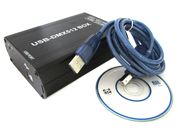 Centralina DMX-512 Master Sender Trasmettitore Segnale DMX USB Controller Programmabile Tramite PC Per Luci Led