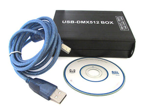 Centralina DMX-512 Master Sender Trasmettitore Segnale DMX USB Controller Programmabile Tramite PC Per Luci Led