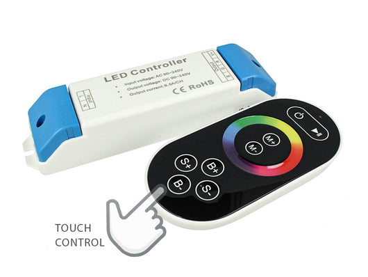 Centralina Led Controller RGB 220V Per Striscia Led Alta Tensione Con Telecomando Wireless RF700