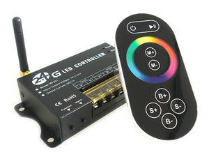 Centralina RGB 2,4G Full Color Controller RF Wireless 12V 24V 24A Per Bobina Led RF201