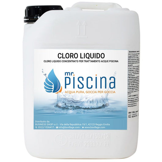 Cloro Liquido Confezione Da 12 Kg