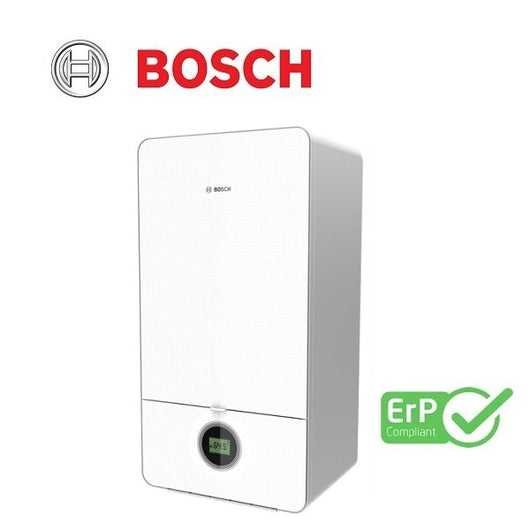 Caldaia a Condensazione Junkers Bosch CONDENS 7000i W Bianca GC7000IW 24 kW Metano/Gpl Completa di Kit Scarico Fumi