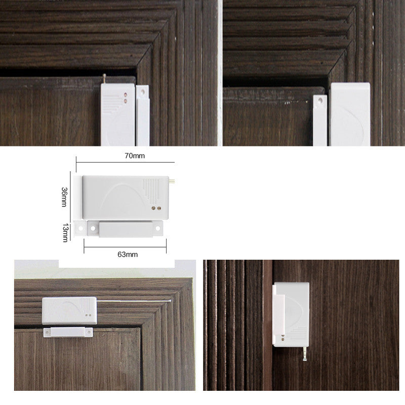 Contatto Allarme Magnetico 433 Mhz Apertura Porte Finistra per Antifurto Senza Fili Wireless