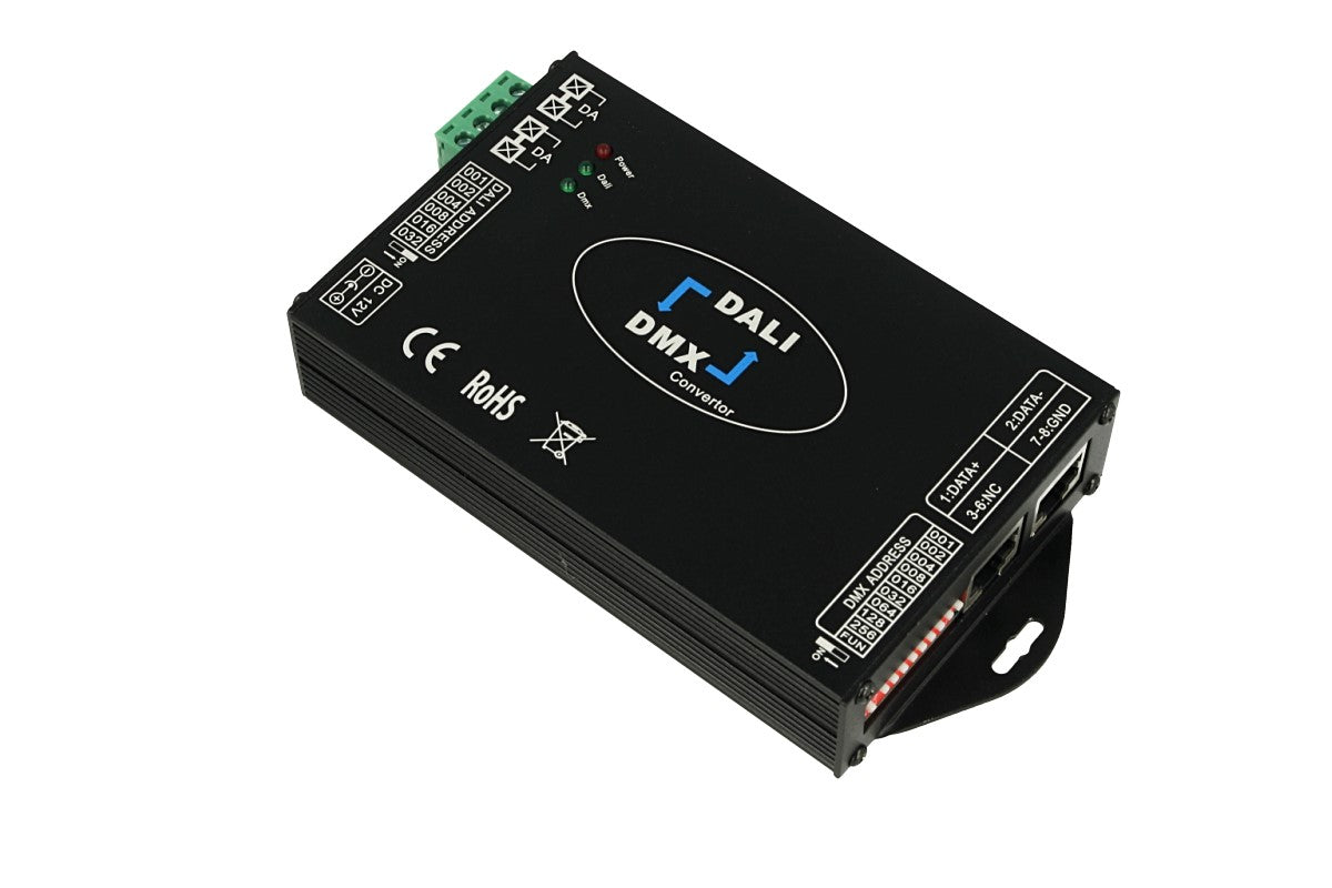 Convertitore Segnale Trasforma Da DMX a DALI e Da DALI a DMX 12V 24V 36V 48V