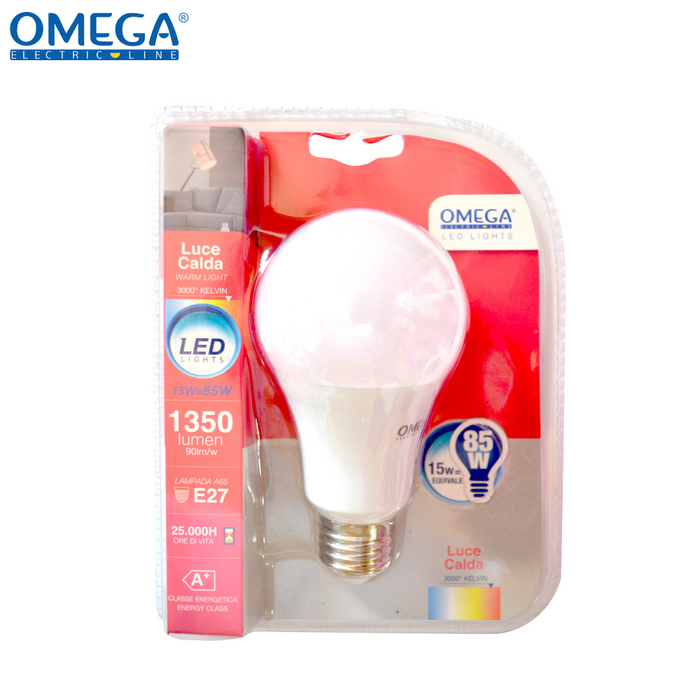 GOCCIA LED A65 15W 3000K 1350lm E27