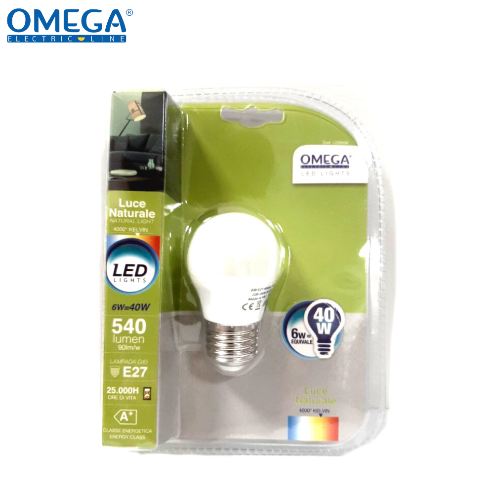 SFERA LED G45 6W E27 540LM 4000K