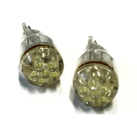 Coppia 2 Lampade Led T10 Con 6 Led F3 Colore Bianco Freddo 6000K 12V 0,2W