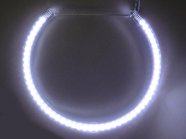 Coppia Angel Eyes Anello Led Semicircolare Diametro 127mm