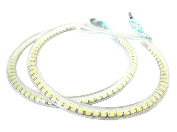 Coppia Angel Eyes Anello Led Semicircolare Diametro 127mm