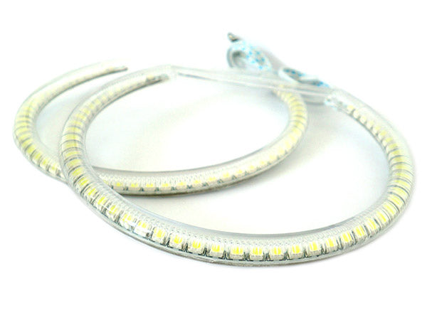 Coppia Angel Eyes Anello Led Semicircolare Diametro 127mm