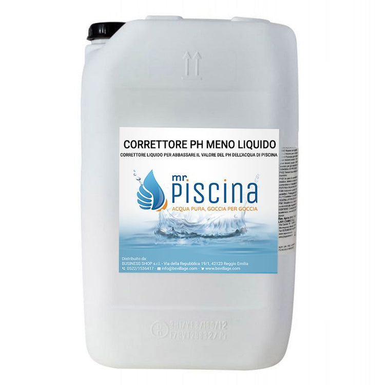 Correttore Ph Meno Liquido  Confezione Da 25 Kg
