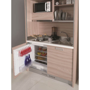 Cucina monoblocco Street 125 con serrandina