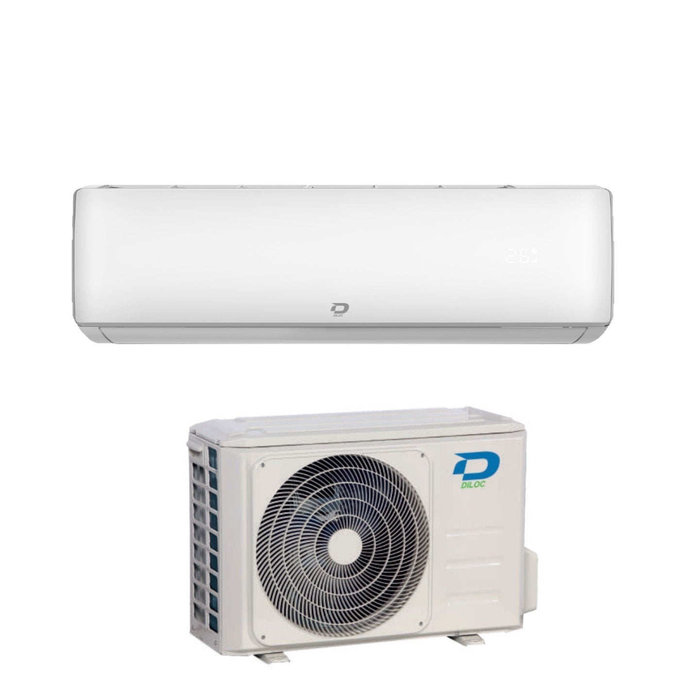 Climatizzatore Condizionatore Diloc Inverter Serie SKY Plus 12000 Btu D.SKY12000 R-32 Wi-Fi integrato A++ - NOVITA'