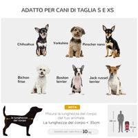 EasyComfort Passeggino per Cani Pieghevole Carrello per Animali Domestici Carrello Carrozzina Rosso 75 x 45 x 97cm