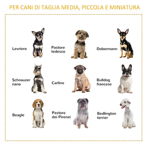 EasyComfort Gabbia Pieghevole per Cani Fino 15kg in Legno con Vassoio Estraibile e Tetto Apribile, Grigio