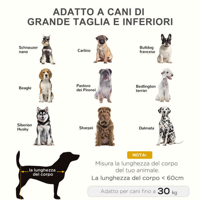 Brandina Pieghevole per Cani 91,5x76,2x18 cm Fino a 50Kg in Metallo e Tessuto Oxford Marrone