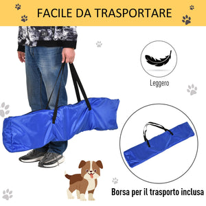 Set Addestramento per Cani con Paletti e Anello  Agility Dog