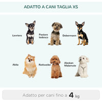 EasyComfort Trasportino Zaino 2 in 1 per Cani e Gatti con Tasche Laterali, Maniglia Telescopica e Ruote, 42x25x55cm, Verde