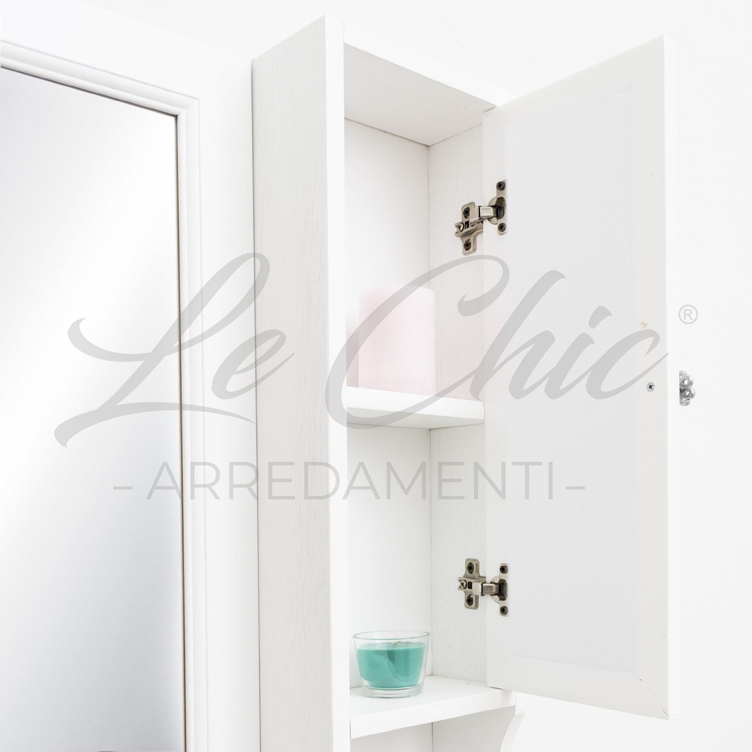 Arredo bagno shabby chic in legno