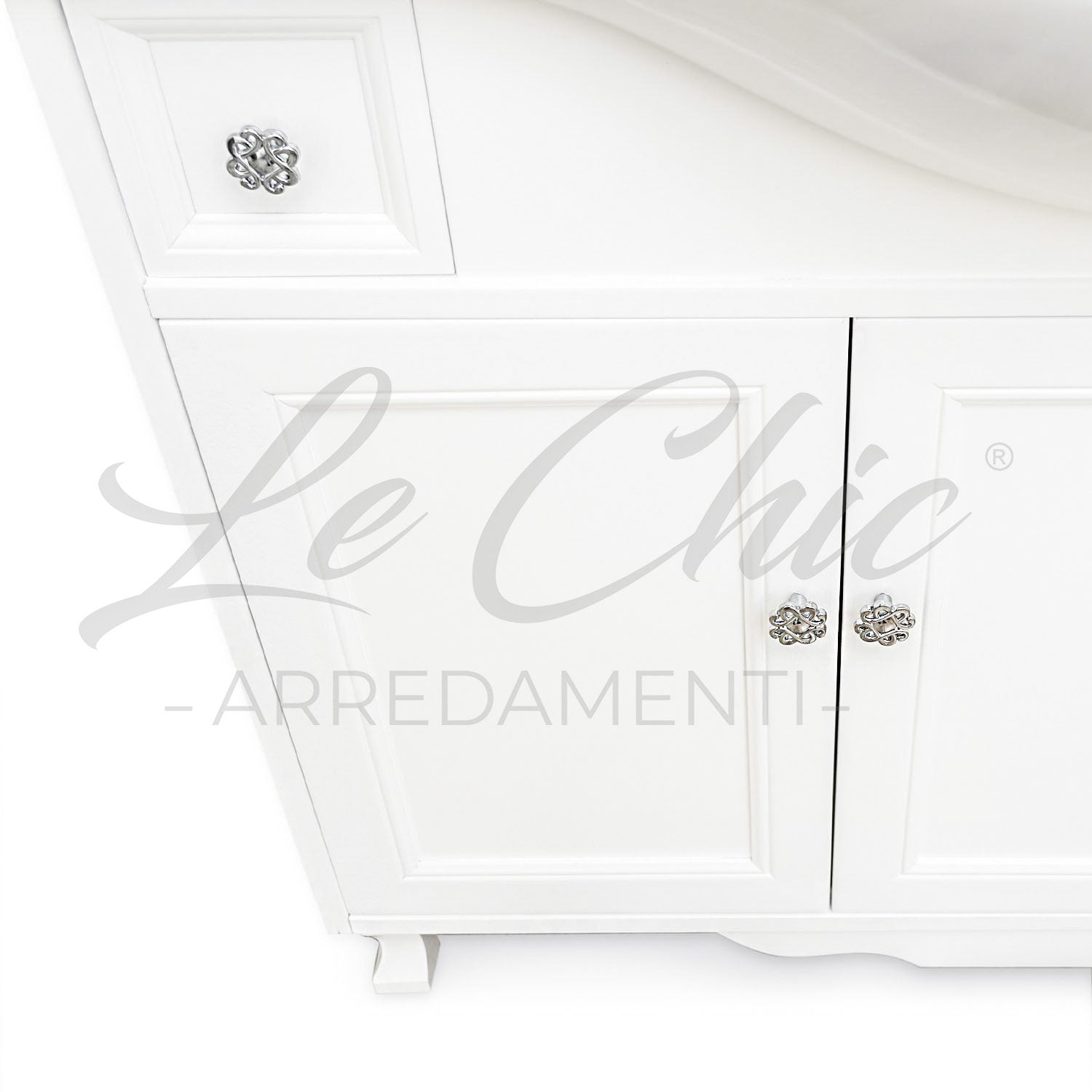 Arredo bagno shabby chic in legno