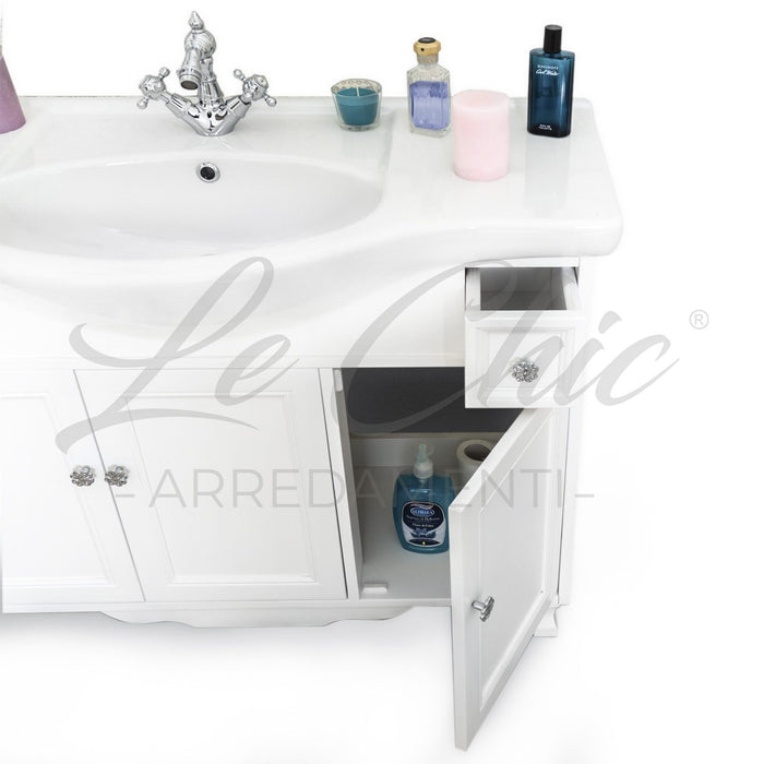 Arredo bagno shabby chic in legno