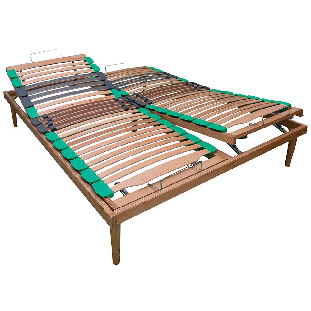 Rete ATP Manuale a Doghe 80x195 cm in Faggio Naturale 38 mm Dormidea Teti