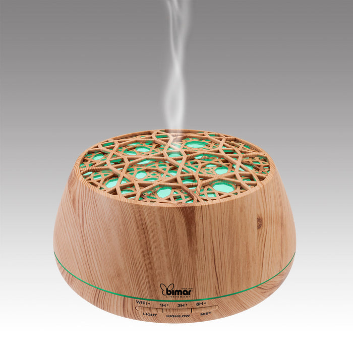 Diffusore di Aroma Wi-Fi 17,8x9,8x17,8 cm con Luci e Cassa Acustica Bimar DA26