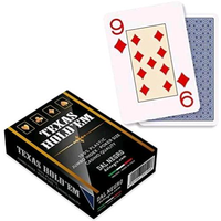 DAL NEGRO CARTE TEXAS HOLD'EM CASINO' QUALITY BLU