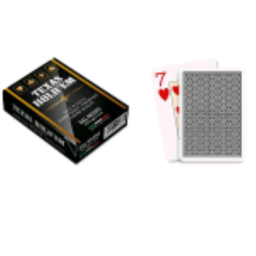 DAL NEGRO CARTE TEXAS HOLD'EM CASINO' QUALITY RETRO NERO