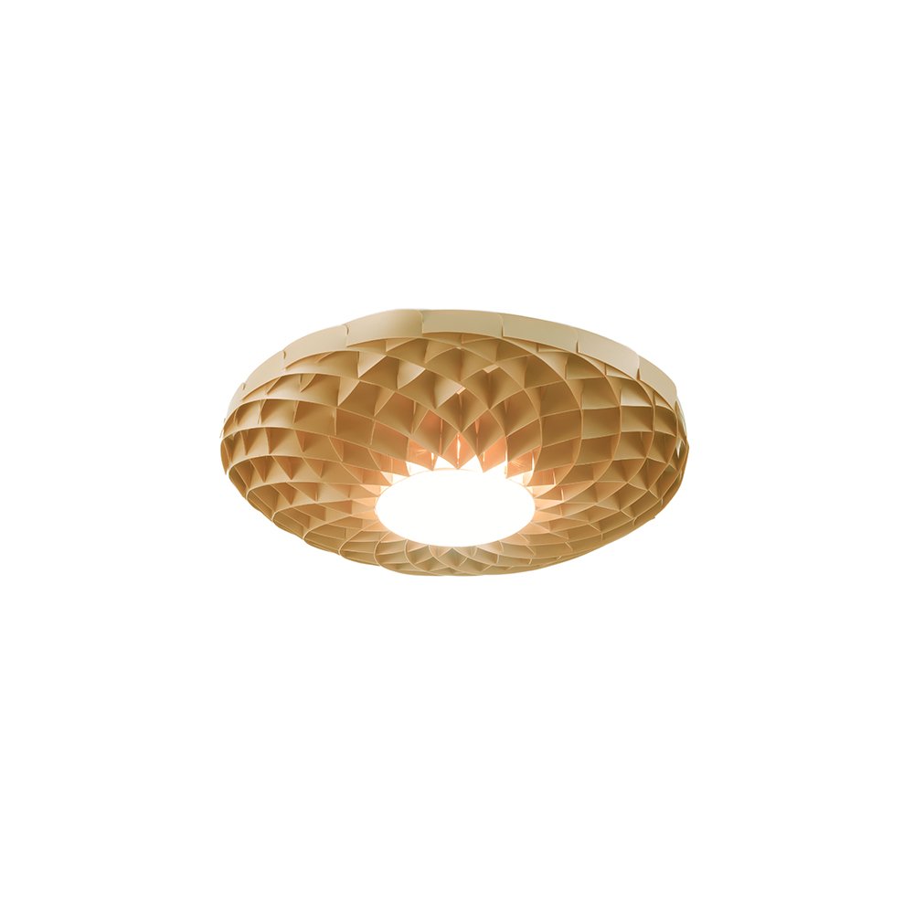 Plafoniera Dalia Led 3000K Dimm Gx53 Polilux Oro D60 Made In Italy