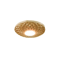 Plafoniera Dalia Led 3000K Dimm Gx53 Polilux Oro D60 Made In Italy