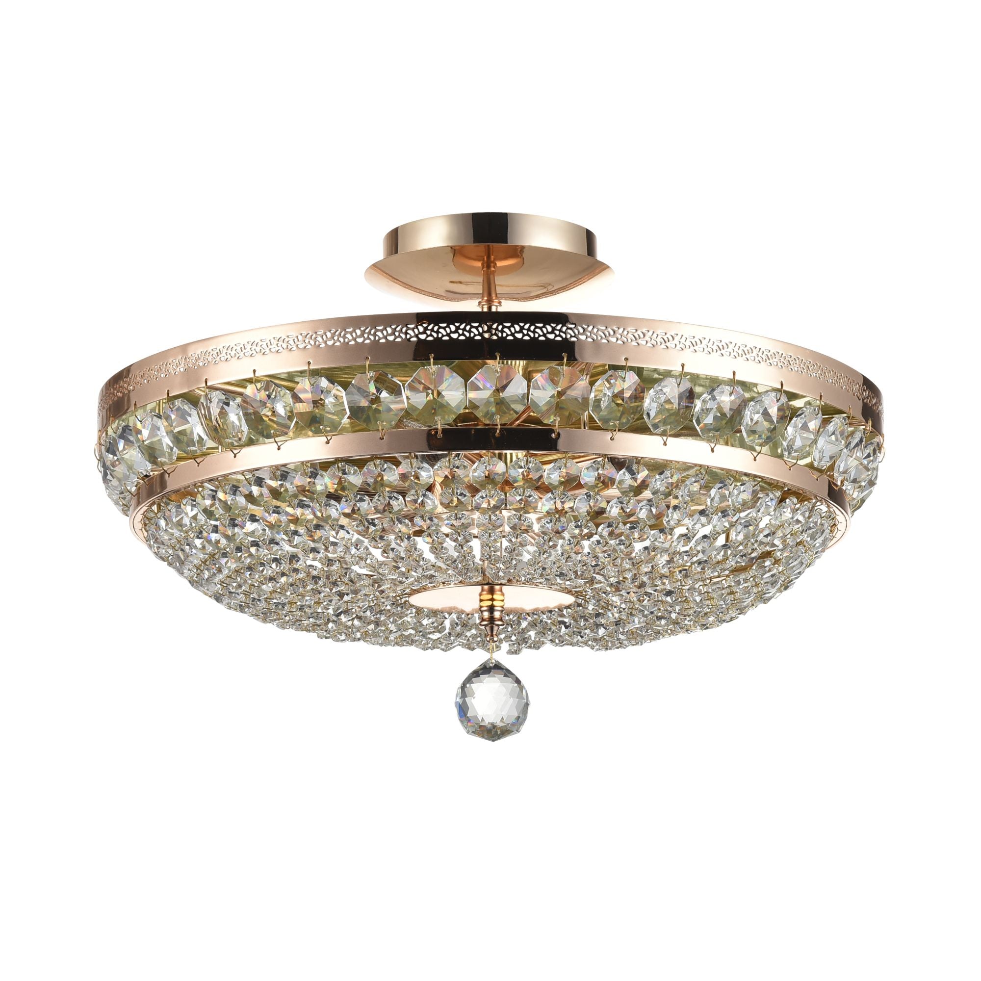 Lampadario Royal Classic in Metallo Ottilia Oro