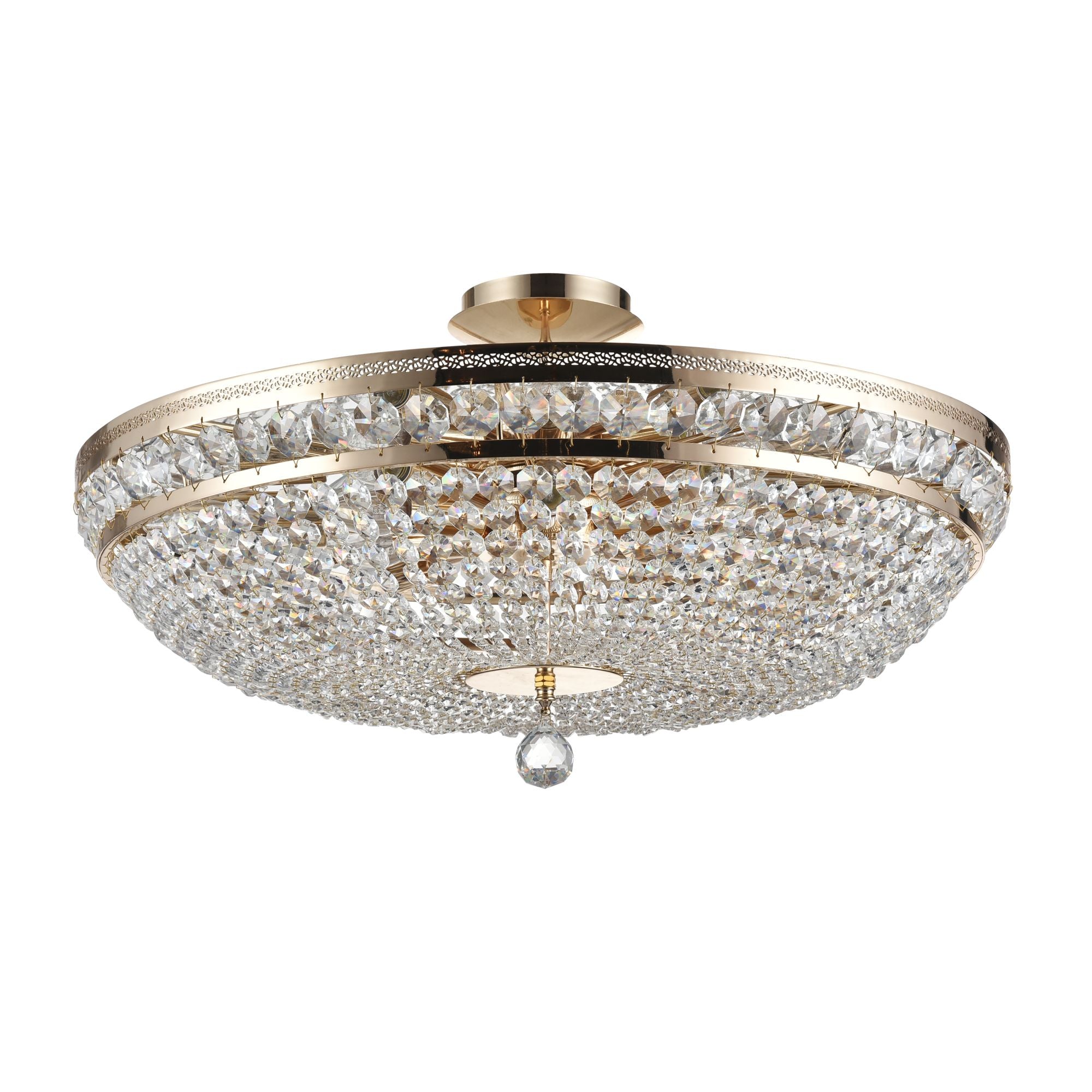 Lampadario Royal Classic in Metallo Ottilia Oro