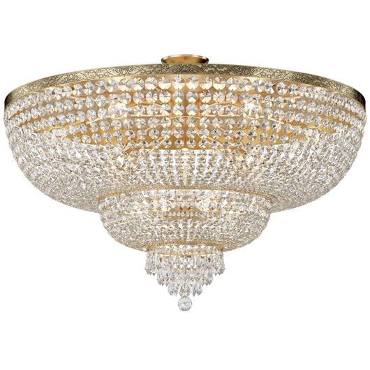 Lampadario Royal Classic in Metallo Palace Oro Antique