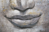 DIPINTO SU TELA FACE BUDDHA LIGHT -A- CM 80X3X120