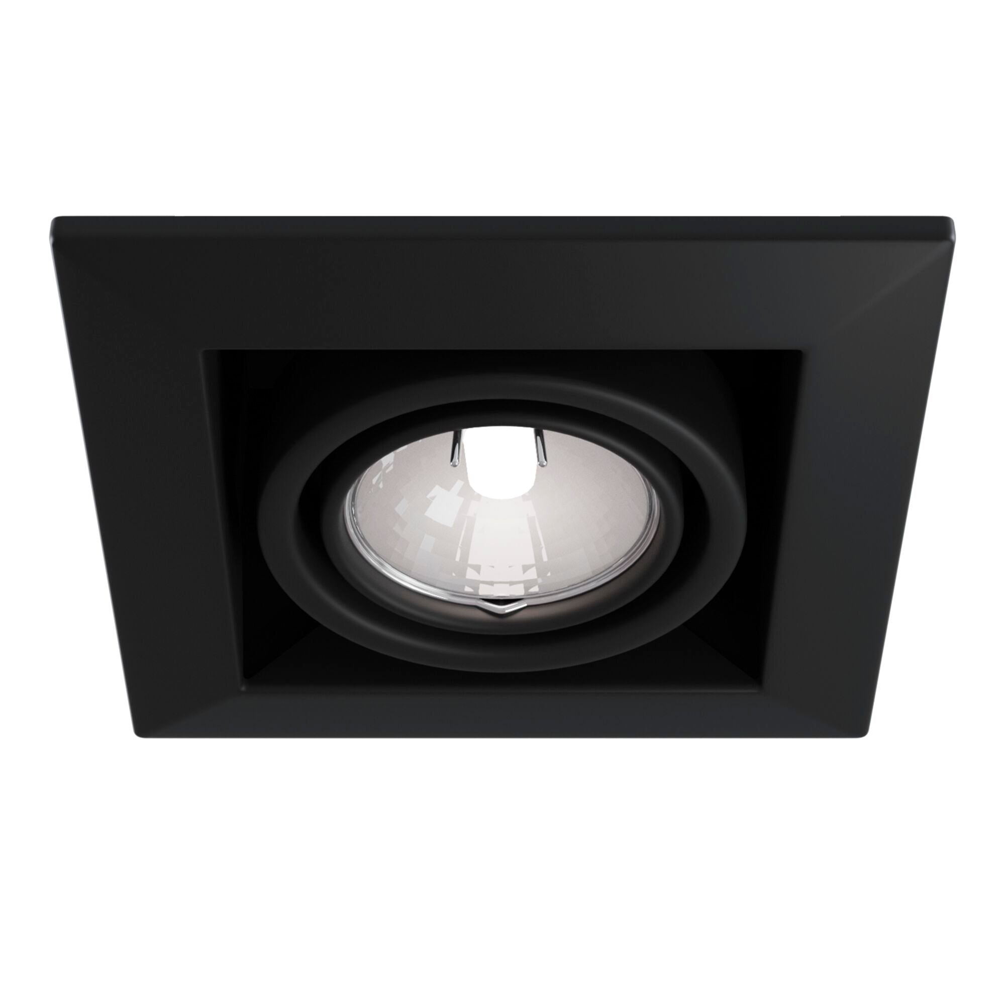 Faretto da incasso Downlight in Metallo Metallo Modern Nero