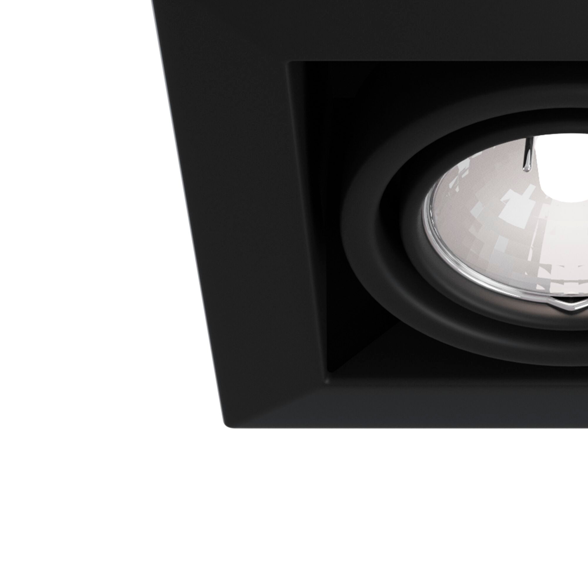 Faretto da incasso Downlight in Metallo Metallo Modern Nero