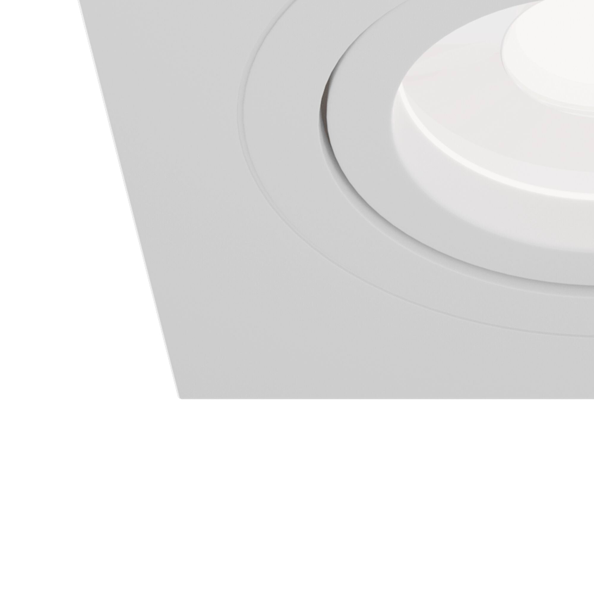 Faretto da incasso Downlight in Alluminio Atom Bianco