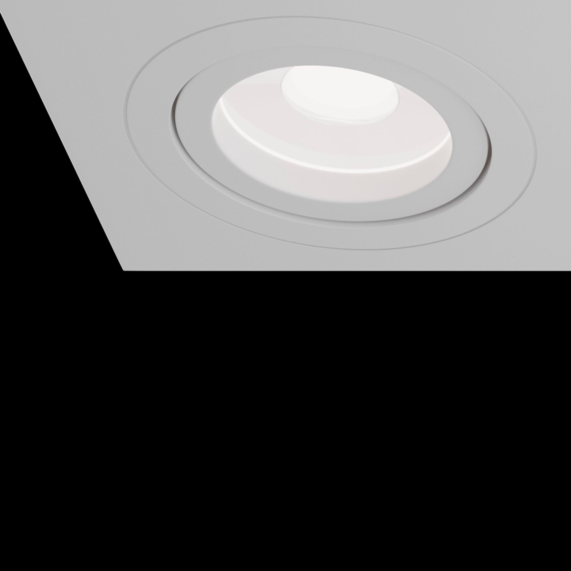 Faretto da incasso Downlight in Alluminio Atom Bianco