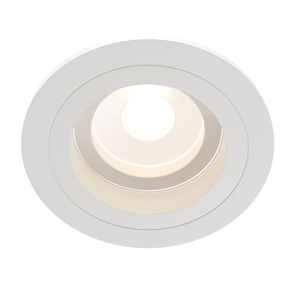 Faretto Da Incasso Moderno Atom Alto Alluminio Bianco 1 Luce