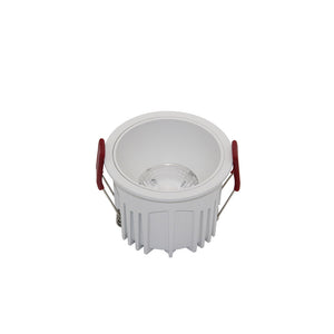 Faretto Da Incasso Moderno Alfa Led Alluminio Bianco Diffusore Pvc Dimmerabile