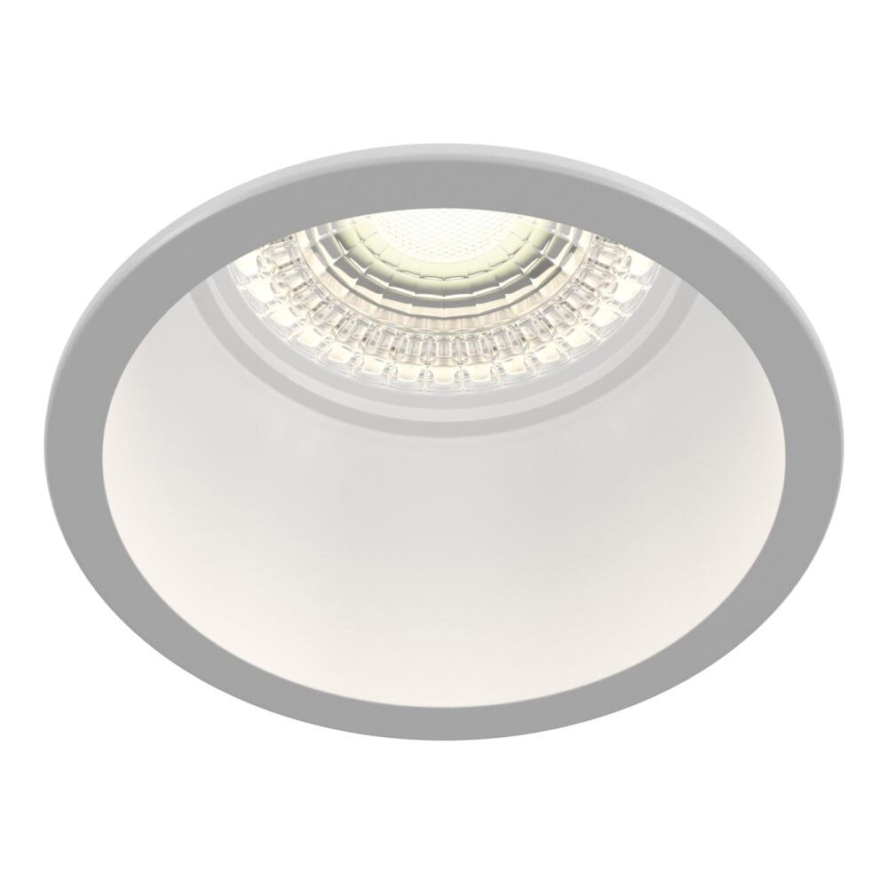 Faretto Da Incasso Moderno Reif Alluminio Bianco 1 Luce