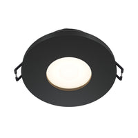 Faretto Da Incasso Moderno Stark Tondo Alluminio Nero 1 Luce