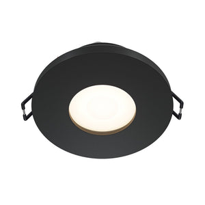 Faretto Da Incasso Moderno Stark Tondo Alluminio Nero 1 Luce