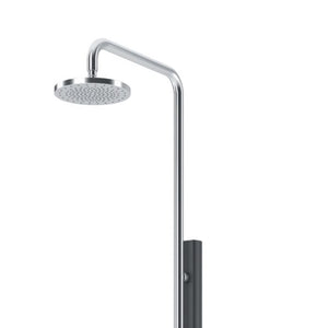 Doccia da giardino CHROME in acciaio inox 304 Astralpool, con lavapiedi - Doccia Da Giardino Chrome In Acciaio Inox 304 Astralpool, Con Lavapiedi Antracite - Rame