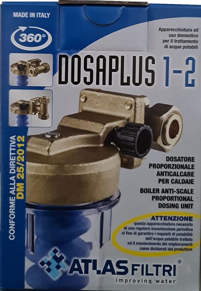 Atlas Filtri - Dosatore Polifosfati mod. DOSAPLUS 1-2 in Polvere da 1/2"