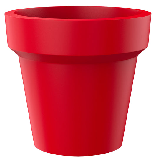 Vaso ⌀80x72 cm in Resina Arkema POT S Cherry