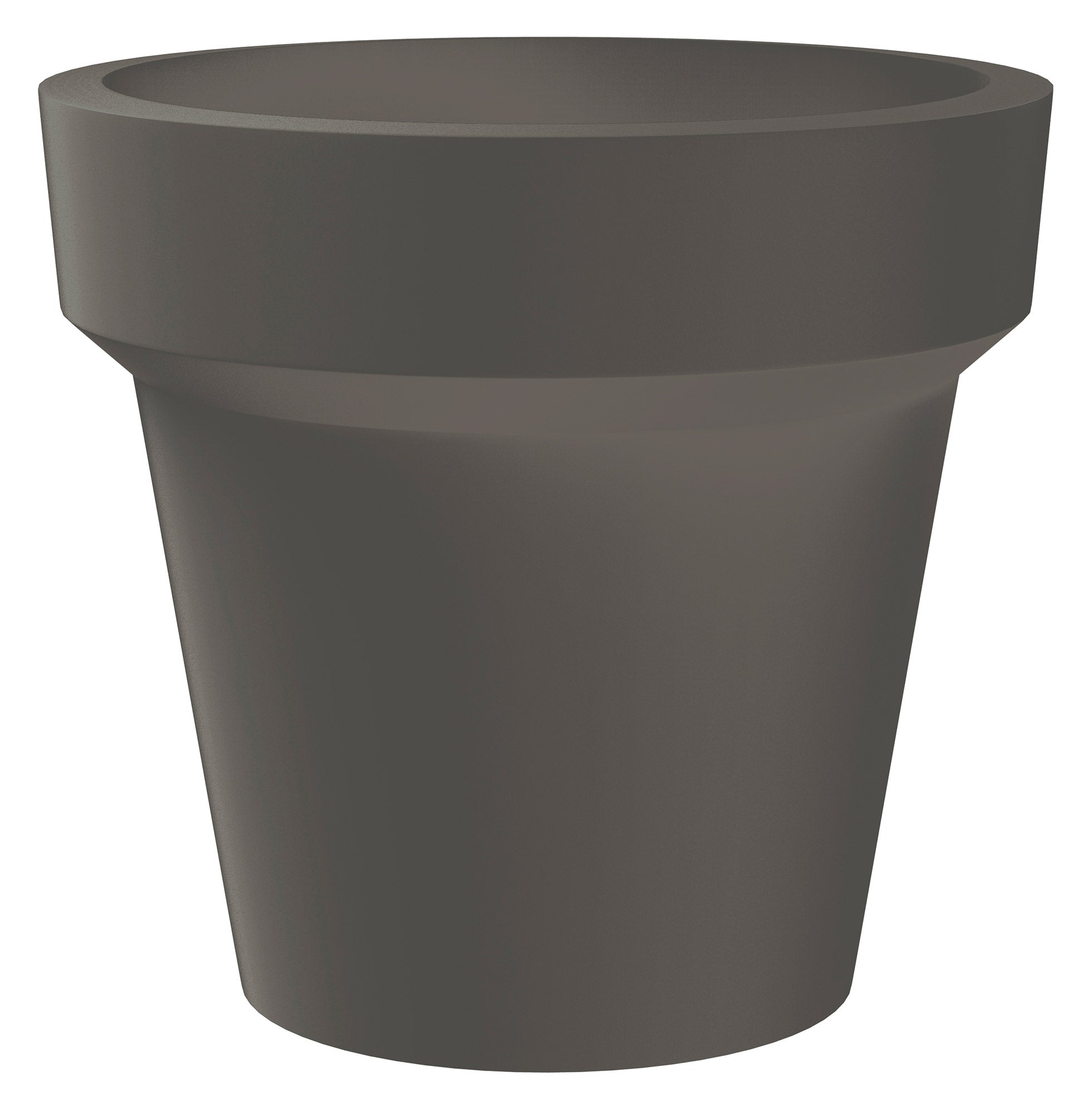 Vaso ⌀80x72 cm in Resina Arkema POT S Dove Gray