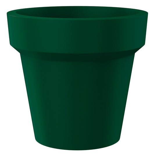 Vaso ⌀115x105 cm in Resina Arkema POT M Verde Scuro