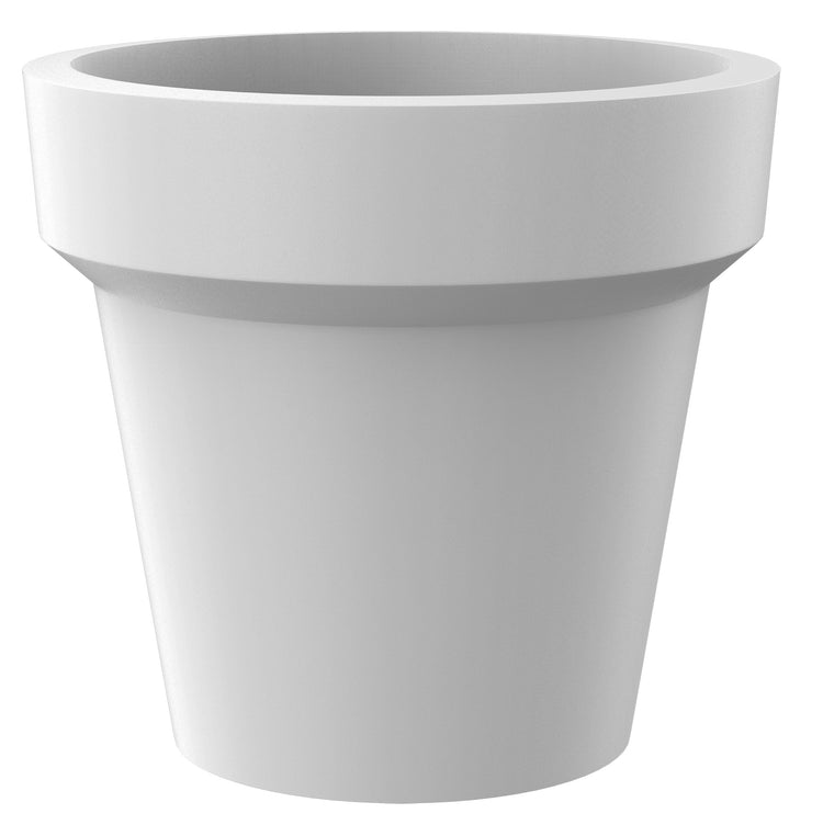 Vaso ⌀115x105 cm in Resina Arkema POT M Bianco